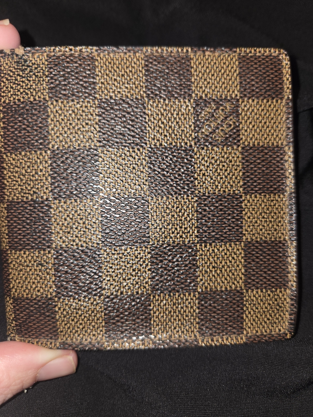 Louis Vuitton Brown Checkered Card Holder - Damier Canvas